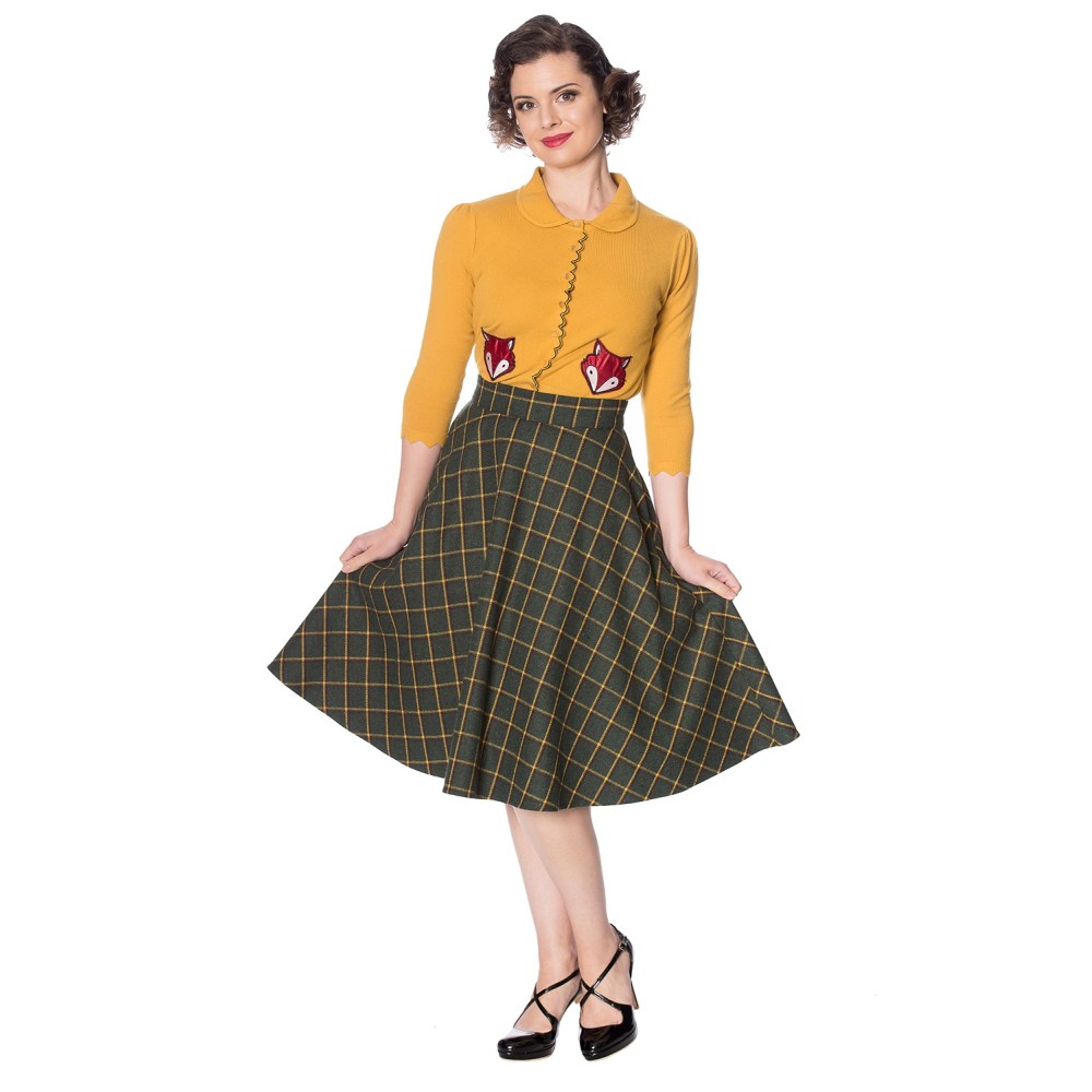 Dancing Days - LADIES DAY SWING Rok - Groen